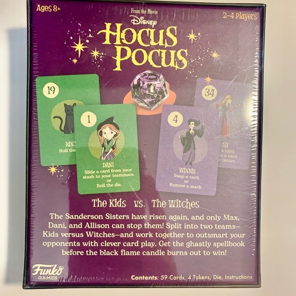 Disney Hocus Pocus Tricks and Wits! Card Game Brand New! - Picture 3 of 6